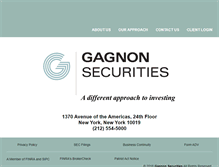 Tablet Screenshot of gagnonsec.com